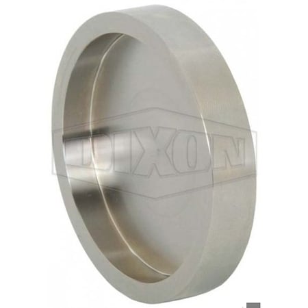 Dixon Solid End Cap, 6 in, Female I-Line, 304 SS, Domestic 16AI-15I600